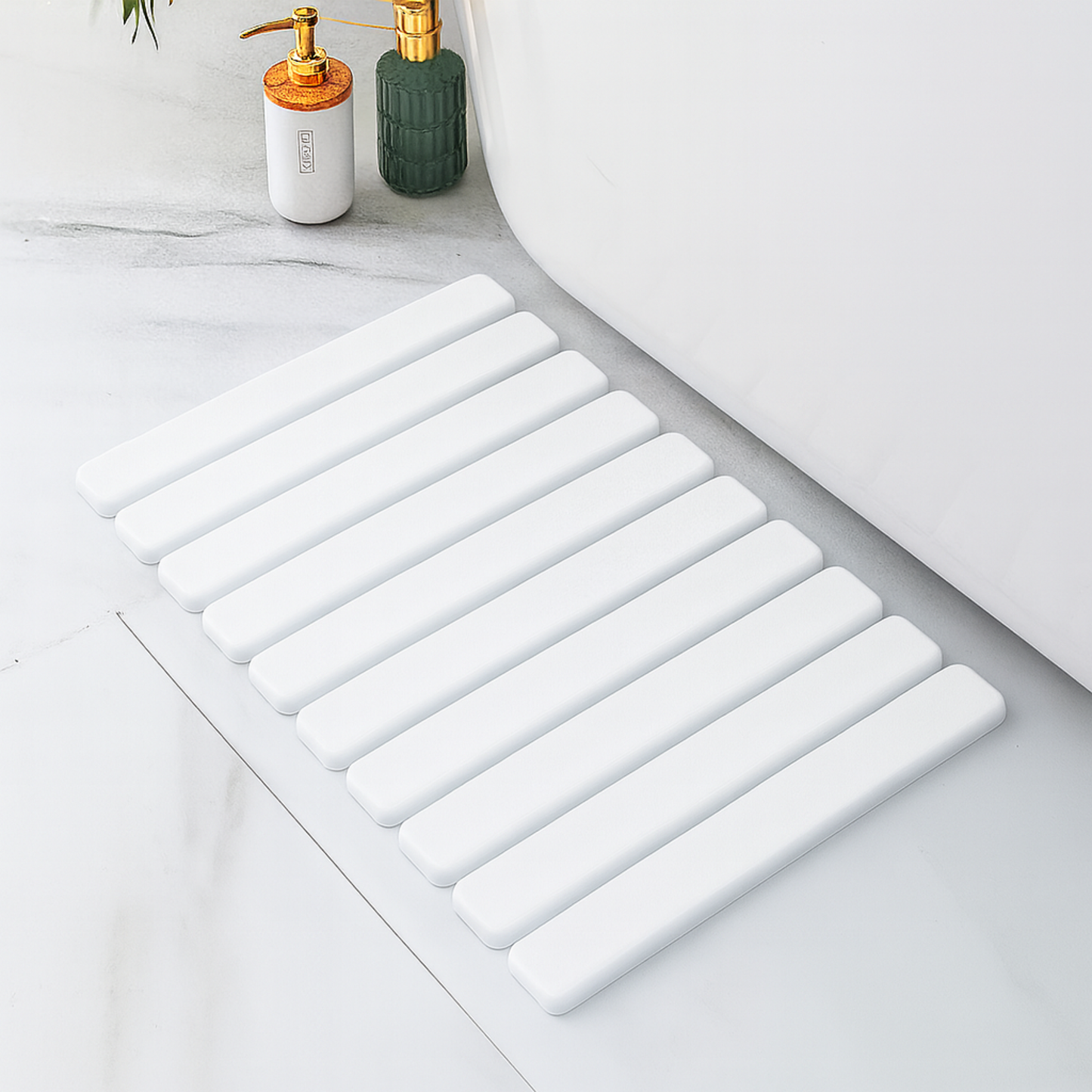 Alfombra Diatomita 60x39 - Plegable Blanco