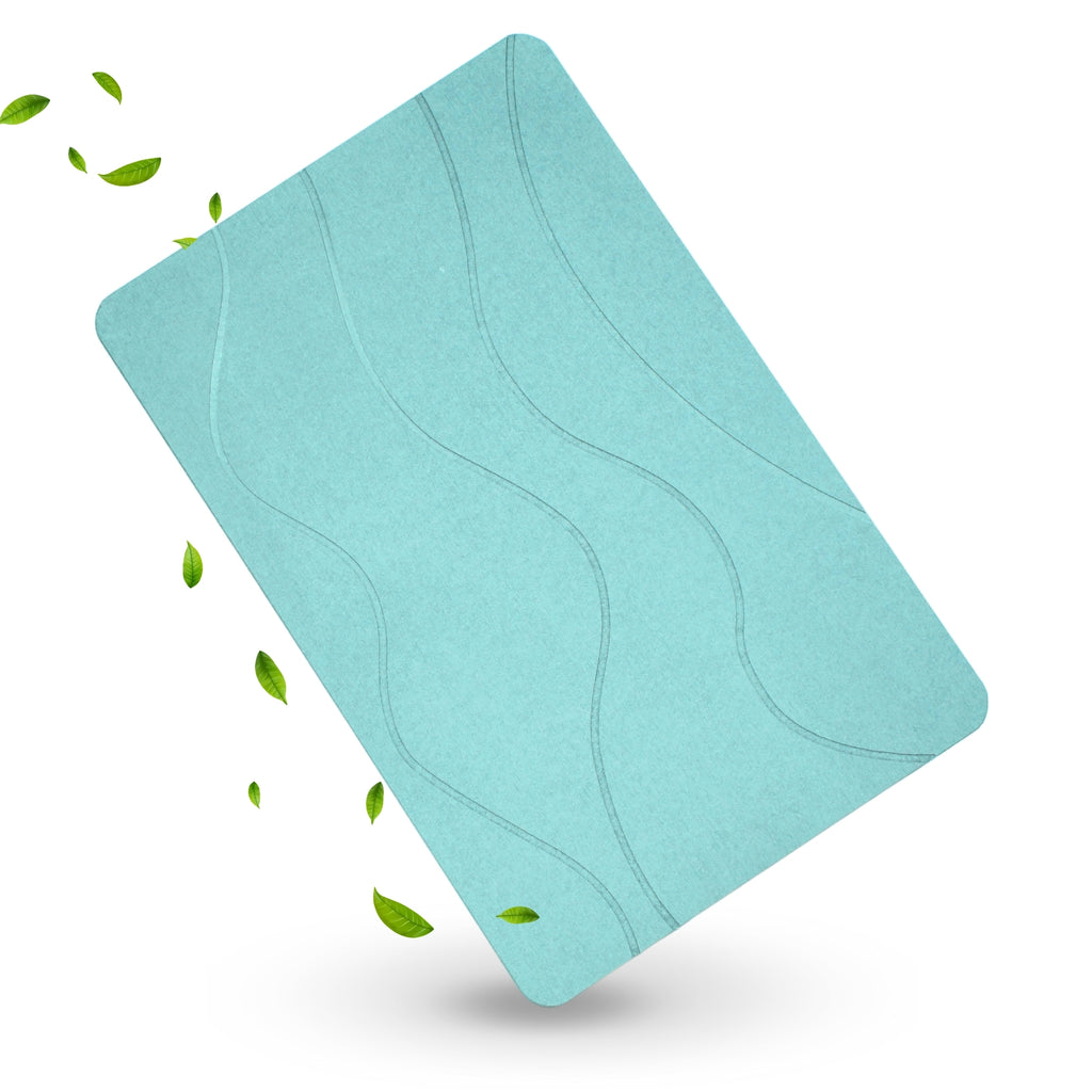 Alfombra Diatomita 60x39 - Waves Verde
