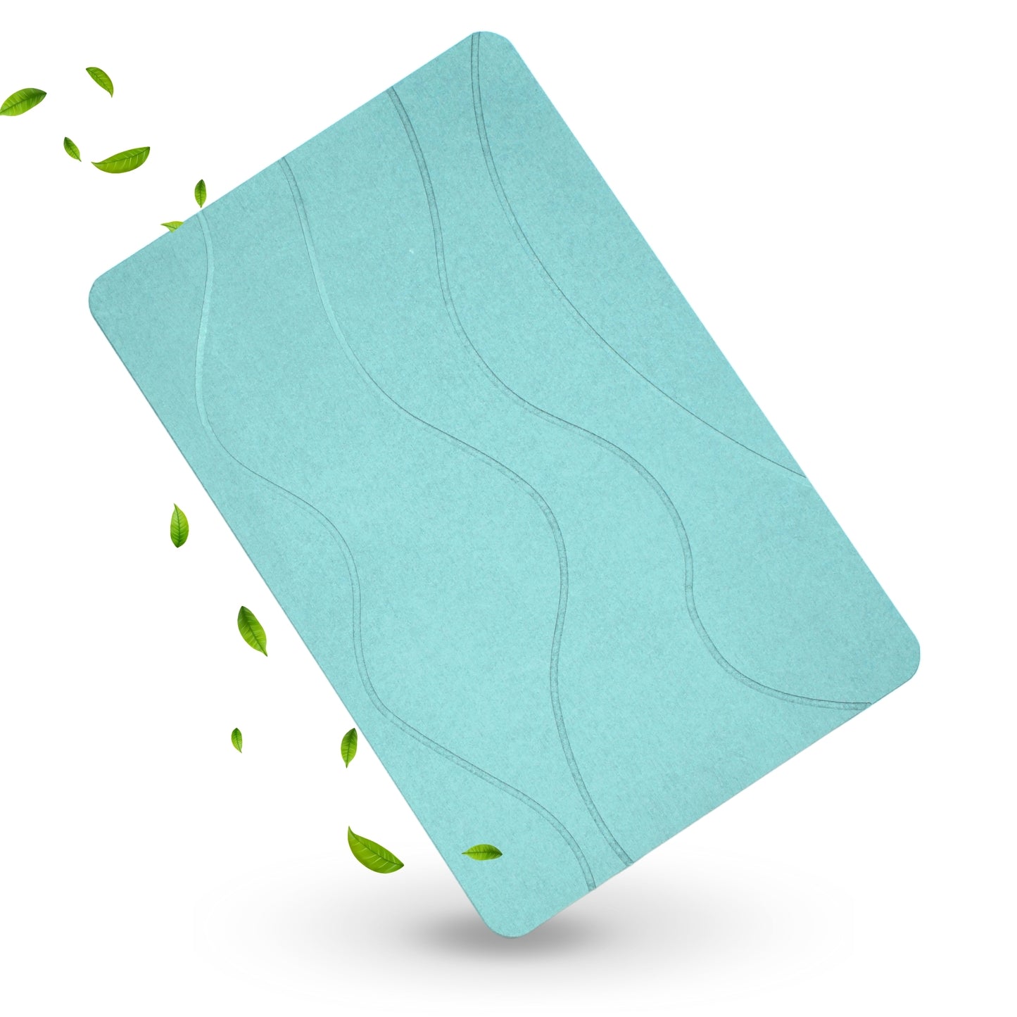 Alfombra Diatomita 60x39 - Waves azul