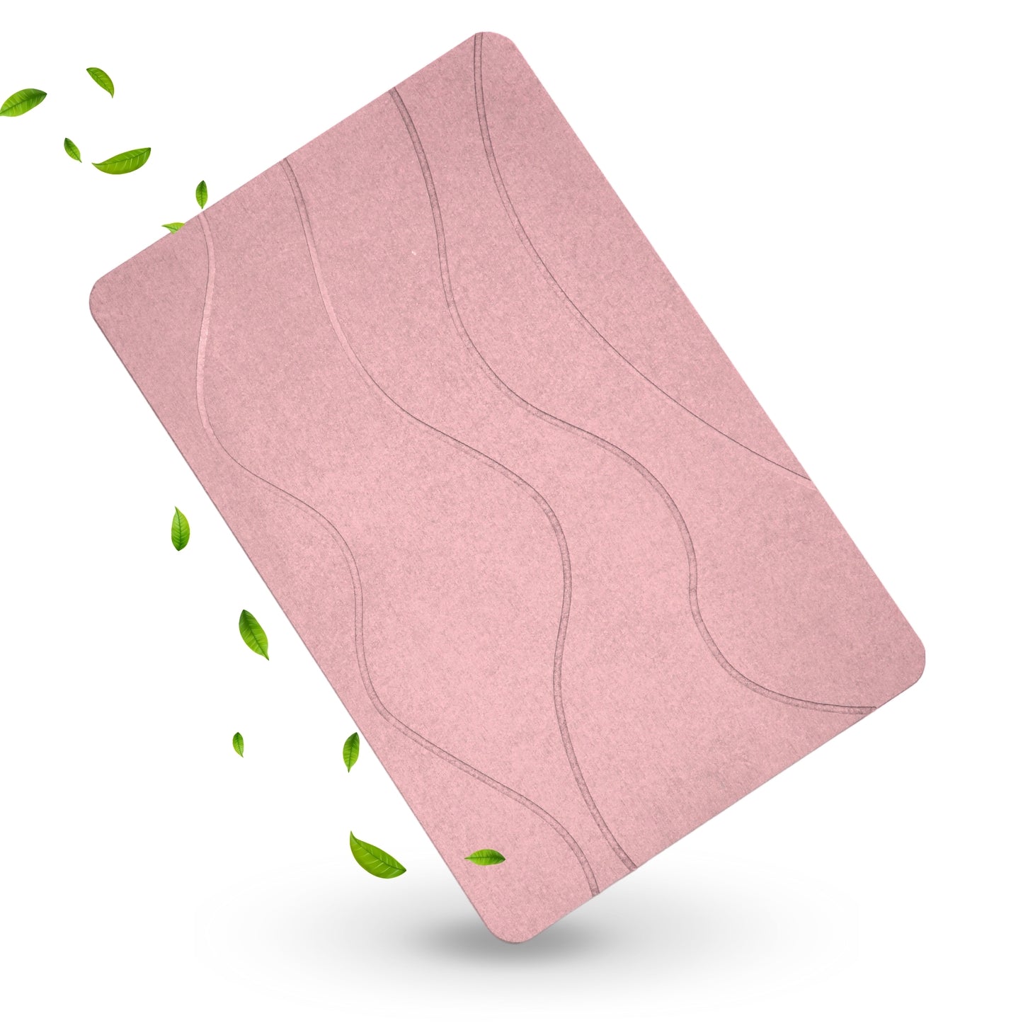 Alfombra Diatomita 60x39 - Waves rosa