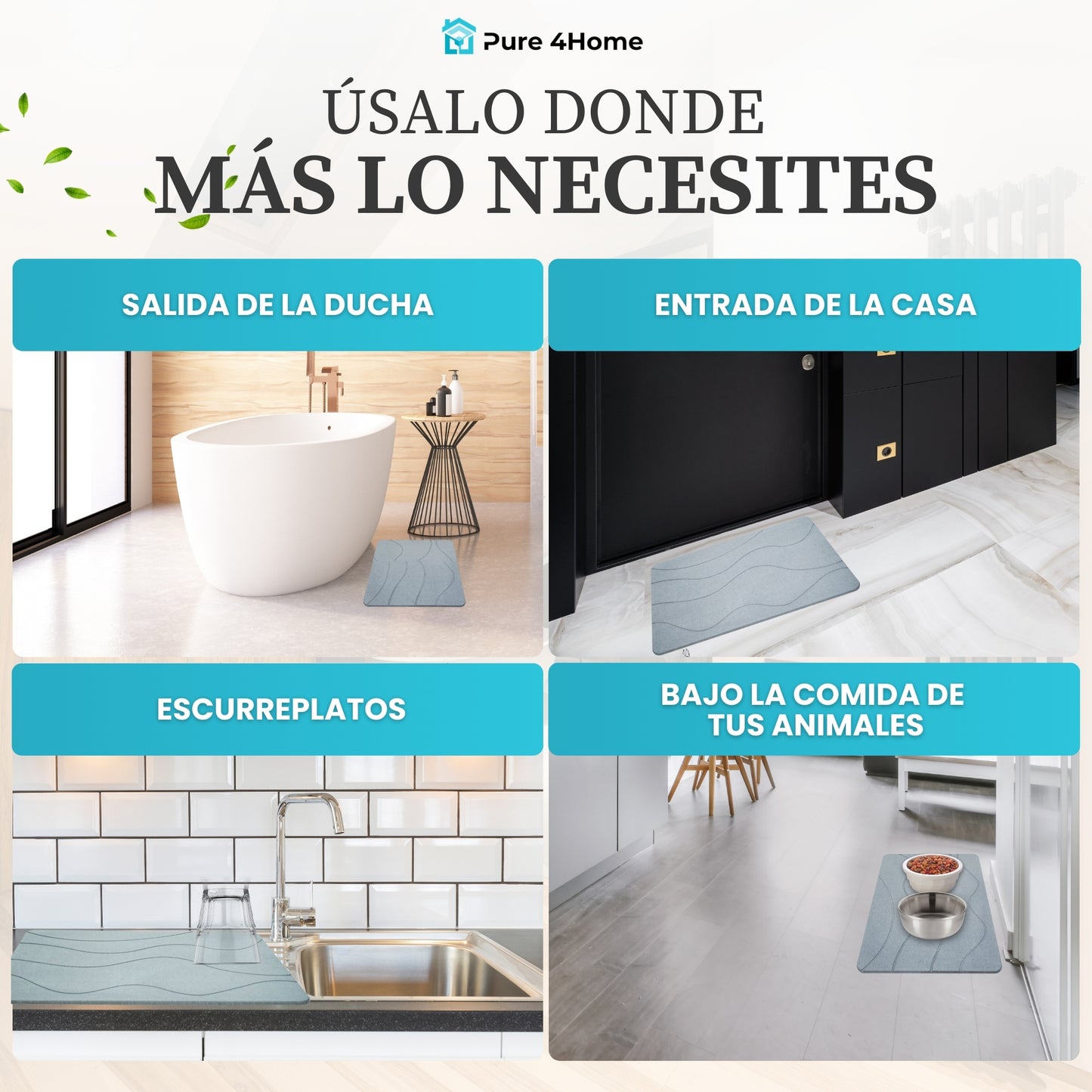 Alfombra Diatomita Baño