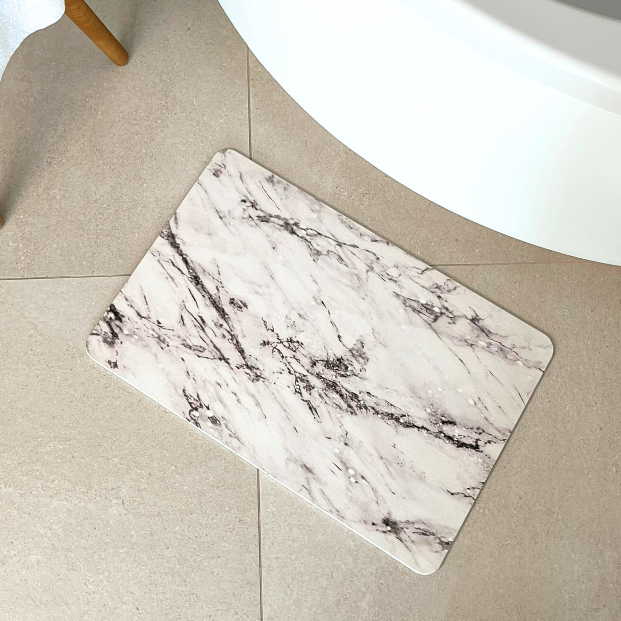 Alfombra Diatomita 60x39 - Arabescato