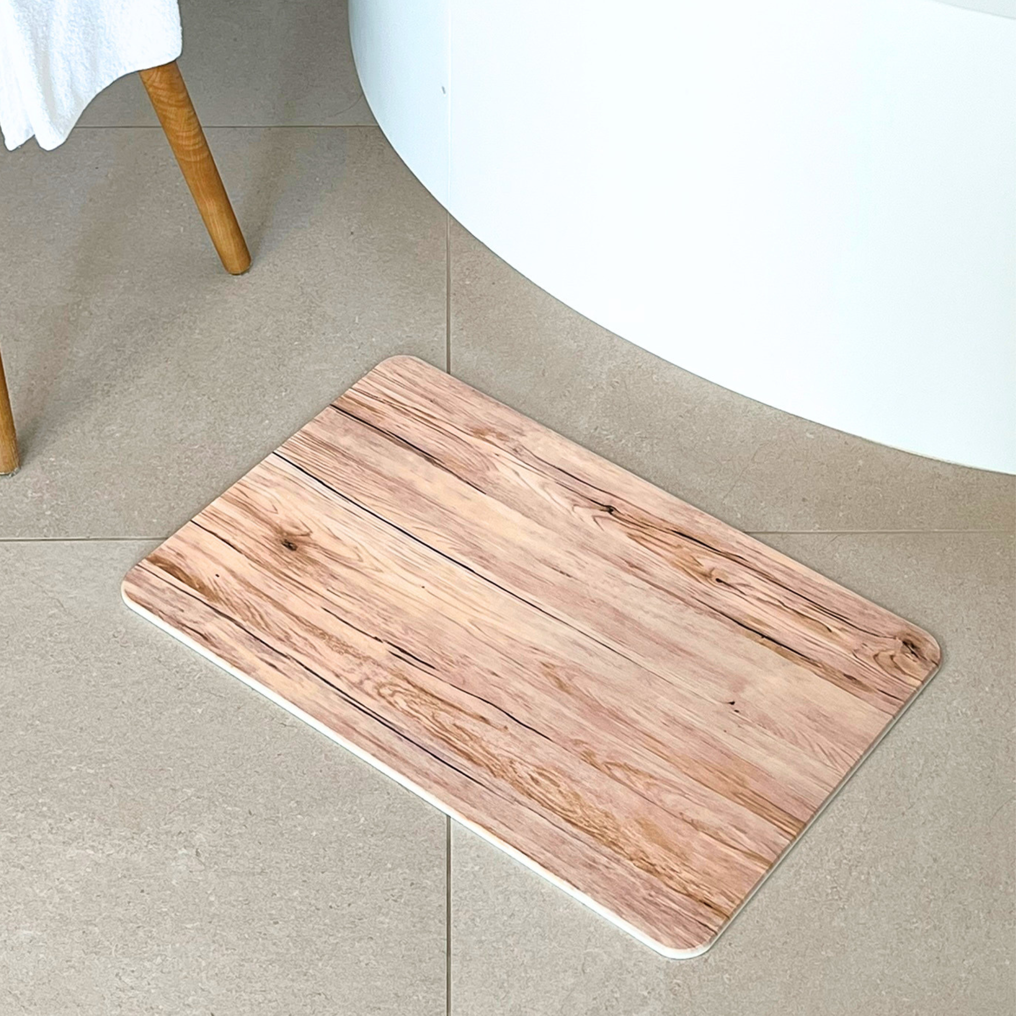 Alfombra Diatomita 60x39 - Fresno wood