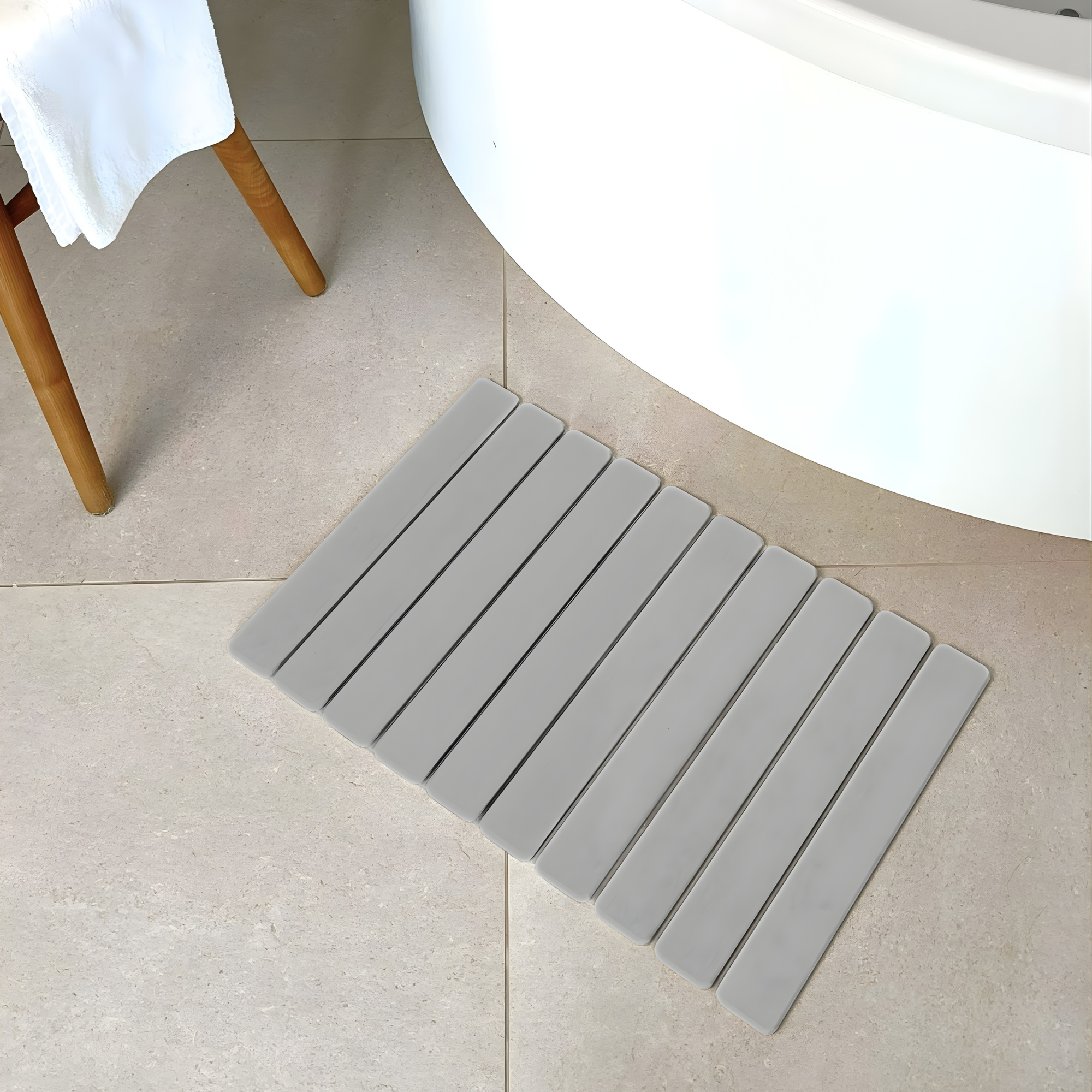 Alfombra Diatomita 60x39 - Plegable Gris